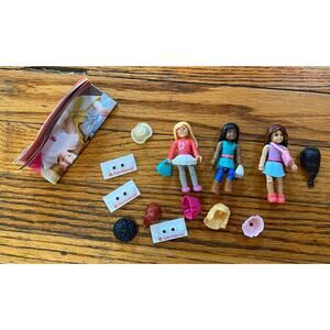 Lot of 22 Mega Bloks Construx American Girl Doll Minifigures & Accessories